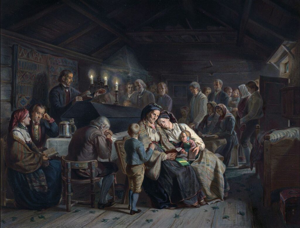 Adolph Tidemand-Et Gravöl